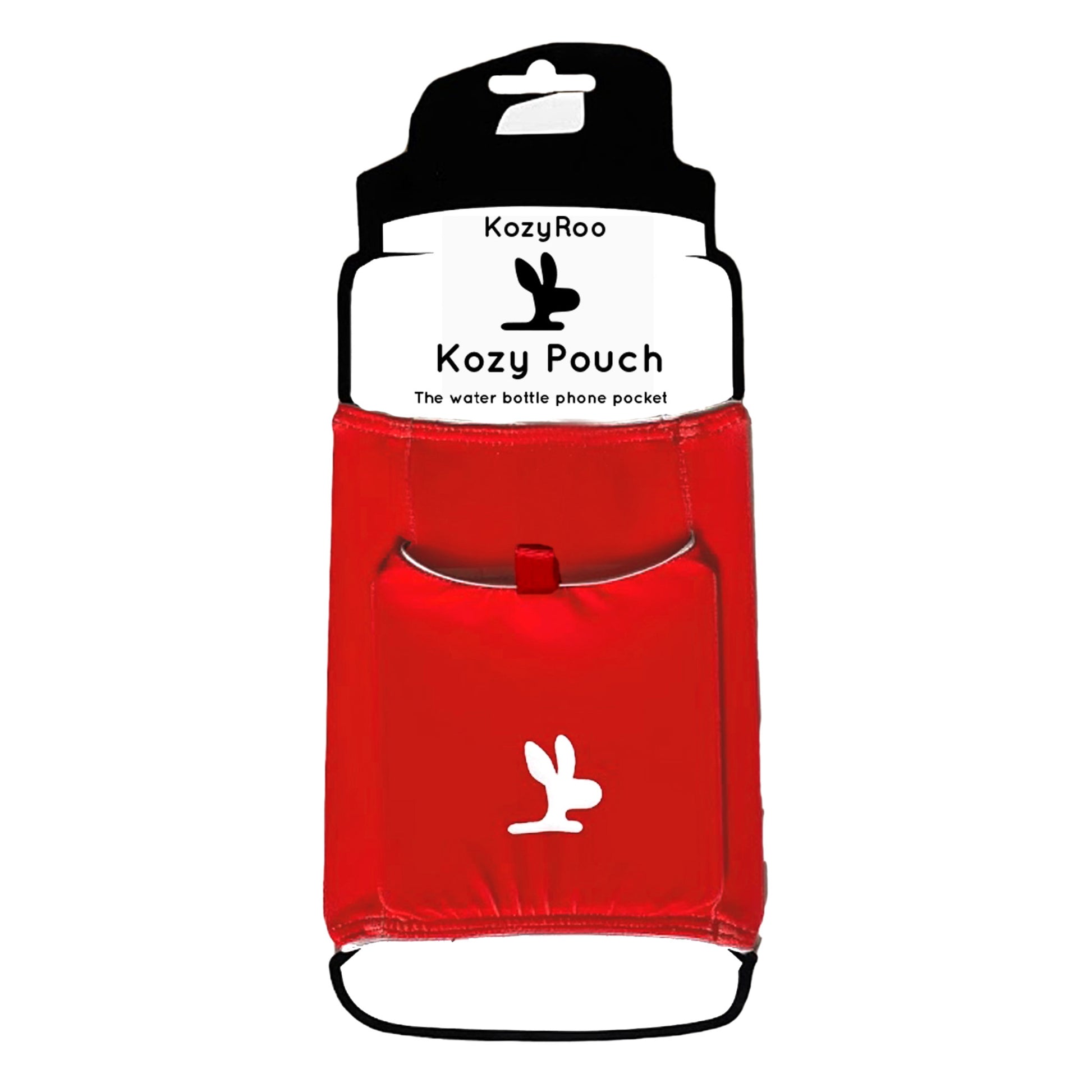 Red Kozy Phone Holder on a white background